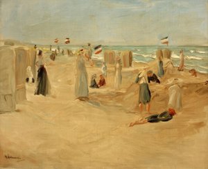 Am Strand von Noordwijk av Max Liebermann