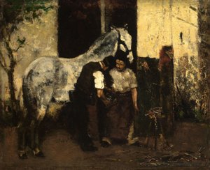 Hos hovslagaren av Max Liebermann