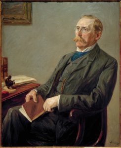 Porträtt av generaldirektör Dr Wihelm Bode av Max Liebermann