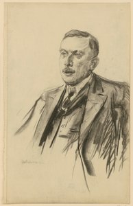 Porträtt av statssekreterare Richard von Kühlmann av Max Liebermann