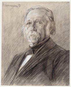 Porträtt av Theodor Fontane av Max Liebermann