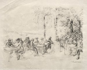 Café på Havel av Max Liebermann