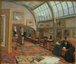 Konstnärens ateljé av Max Liebermann