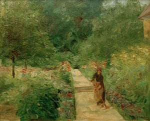 Köksträdgården i Wannsee i väster, på väg en Gä av Max Liebermann