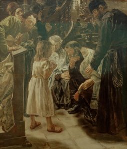 Den tolvårige Jesus i templet av Max Liebermann