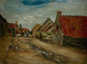 Bygata i Holland av Max Liebermann