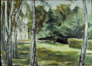 Trädgård i Wannsee av Max Liebermann