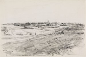 Holländskt landskap av Max Liebermann