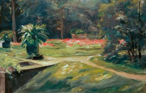 M.Liebermann, Wannseegarten Blumenterr. av Max Liebermann