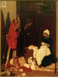 Näherin av Max Liebermann