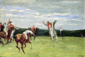 Polospelare i Jenischpark, Hamburg, 1903