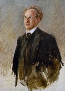 Porträtt av Gerhart Hauptmann av Max Liebermann