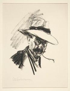 Porträtt av Walter Hasenelever av Max Liebermann
