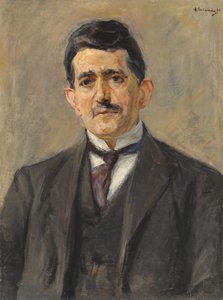 Porträtt av förläggaren Bruno Cassirer, 1921 av Max Liebermann
