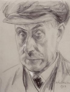 Självporträtt av Max Liebermann