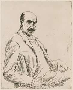 Självporträtt, 1906. av Max Liebermann