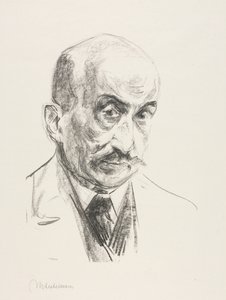 Självporträtt, 1921. av Max Liebermann