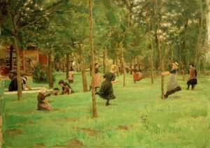 Lekande barn av Max Liebermann