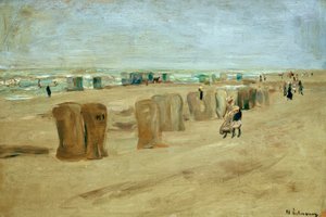 Strandbild i Noordwijk av Max Liebermann