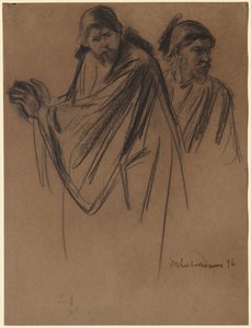 Studier för Sankt Paulus på väg till Damaskus, 1896. av Max Liebermann
