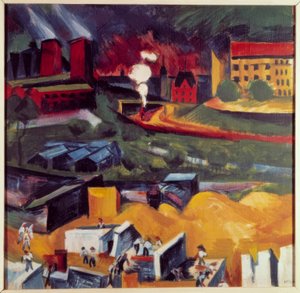 Utsikt över Schmargendorf av Max Pechstein