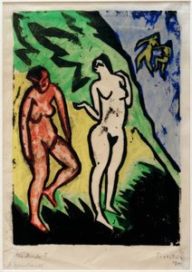 Bad V av Max Pechstein