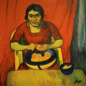 Apelsinskalaren av Max Pechstein