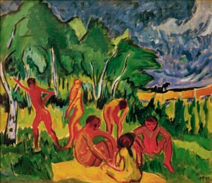friluft av Max Pechstein