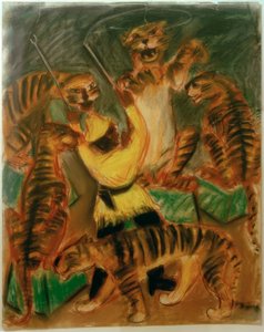 Tiger-gruppen av Max Pechstein