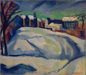 Vinterlandskap II av Max Pechstein