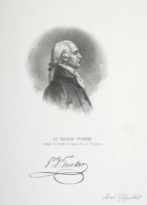 St. George Tucker, domare vid appellationsdomstolen i Virginia av Max Rosenthal