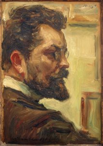 Max Slevogt / Självporträtt 1903 av Max Slevogt
