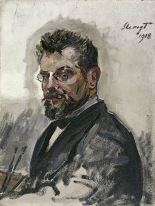 självporträtt av Max Slevogt