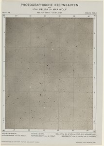 Fotografiska stjärnlistor 24 april 1901, 480. Skapare: Max Wolf, Johann Palisa. av Max Wolf, Johann Palisa