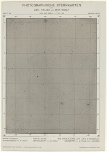 Photographische Sternkarte 17 mars 1906, 2268. Skapare: Max Wolf, Johann Palisa. av Max Wolf, Johann Palisa