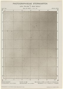 Photographische Sternkarte 2 mars 1906, 2253. Skapare: Max Wolf, Johann Palisa. av Max Wolf, Johann Palisa