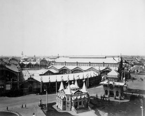 Allmän bild, All-Ryssia utställningen, Nizhny Novgorod, Ryssland, 1896.
