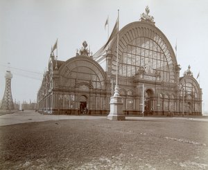 Machines corner, All-Russia Exhibition, Nizhny Novgorod, Ryssland, 1896.