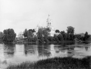 Frälsarkatedralen den gamla mässa katedralen, Nizhny Novgorod, Ryssland, 1896