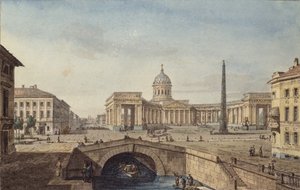 Kazankatedralen i Sankt Petersburg, 1817