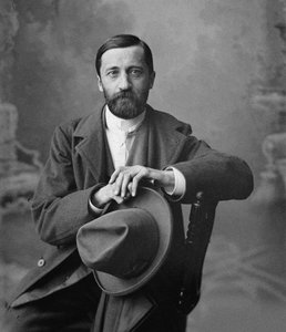 Porträtt av Dmitrij Merezhkovsky av Maxim Petrovich Dmitriev