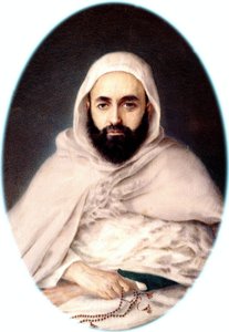 Porträtt av Emir Abd-el-Kader, 1852