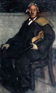 Violinist, tidigt 1900-tal. av Maxime Dethomas