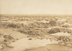 Batu-el-Hadjar. Vy tagen vid den andra katarakten, mars 1850. av Maxime Du Camp