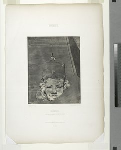 Detalj av det stora templet, Abu Sundul, Nubia, Egypten av Maxime Du Camp