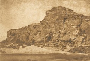 Djebel-Aboucir - den andra kataraktens vänstra strand, 25 mars 1850. av Maxime Du Camp