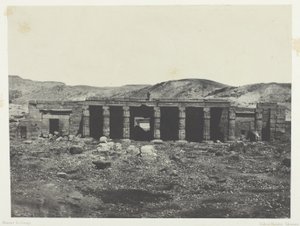 Gournah, Palace of Menephta 1st; Thebe av Maxime Du Camp