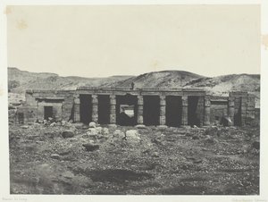 Gournah, Palace of Menephta I, Thebe, 184951, tryckt 1852. av Maxime Du Camp