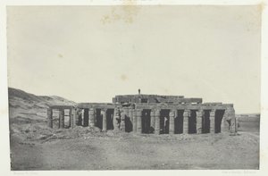 Gournah, Osymandias grav, Thebe, 184951, tryckt 1852. av Maxime Du Camp