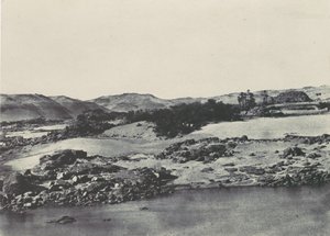 Övre Egypten. Ingången till den första katarakten, 1850. av Maxime Du Camp